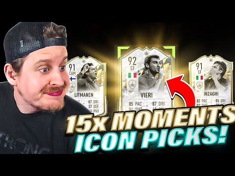 WHAT IS THIS?! 15X Icon Moments Player Picks! FIFA 22 Ultimate Team