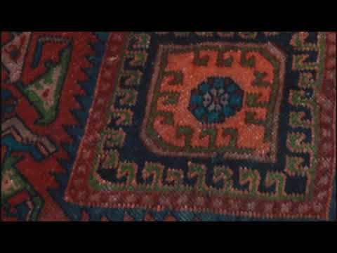 Noori Rug Vintage Jaycee Red/Navy, 3'7" x 6'1"