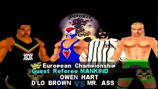War Zone: WWF Attitude - GUEST REFEREE (Mankind) - D&#39;lo Brown vs Blue Blazer vs Mr. Ass (REQUEST)
