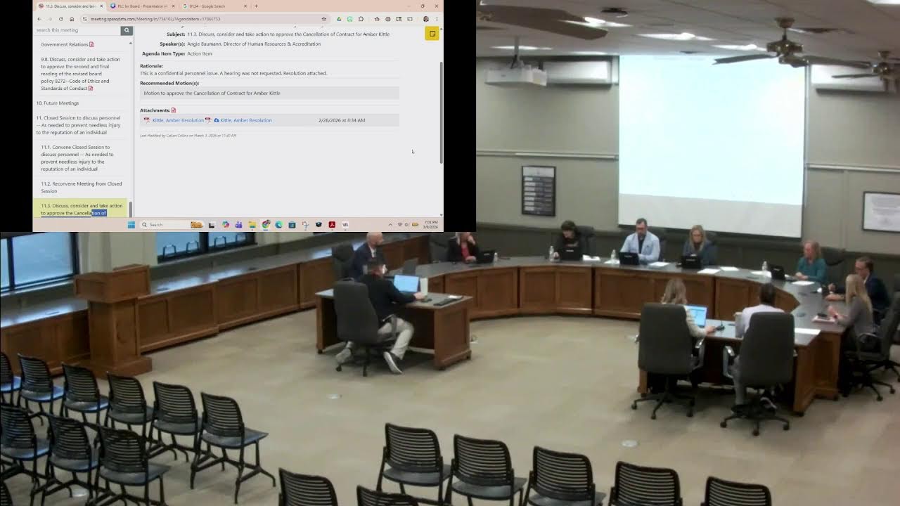 Norfolk Public Schools NE Board Meeting 3/9/2026