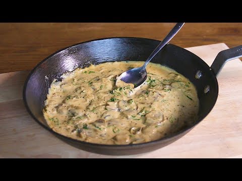 Champinjonsås: Magiskt till Schnitzel, karré eller en kotlett - Såsskola