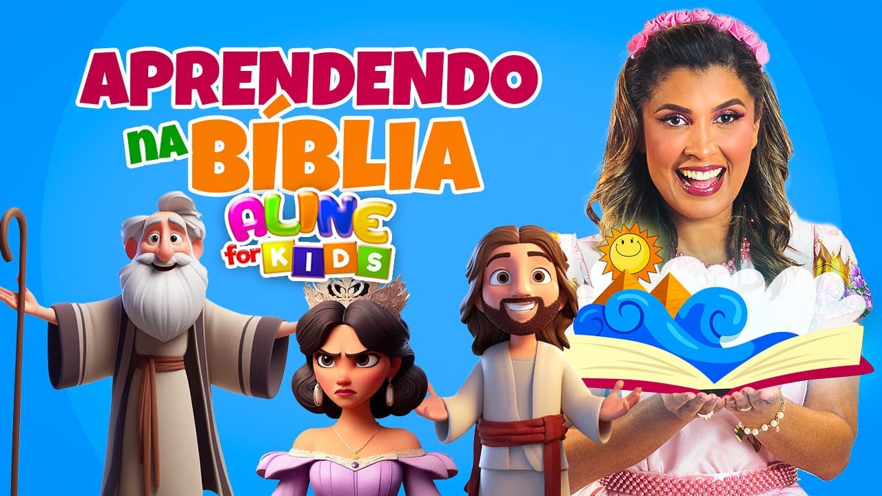 Aline Nascimento  -  Aprendendo na Bíblia  (Lyric Vídeo)