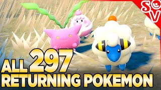 All 297 CONFIRMED Returning Pokemon in Scarlet and Violet