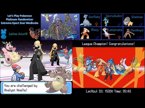 Pokemon Platinum Randomizer Extreme Xpert Ever Wedlocke:  Part 43 - The Finale:  Normal With Noelle