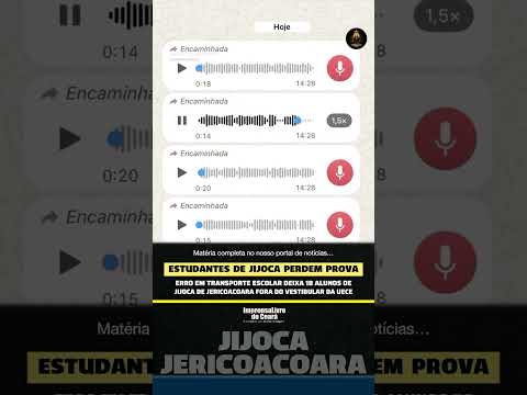 Erro em transporte escolar deixa 18 alunos de Jijoca de Jericoacoara fora do vestibular da UECE