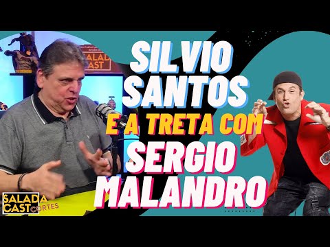 SERGIO MALANDRO E A TRETA COM SILVIO SANTOS! ✂️ SALADACAST  #podcast  #cortespodcast #podcastbrasil