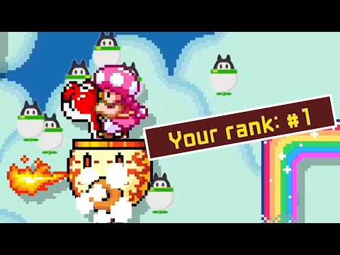 I GOT THE WORLD RECORD on the New NINJI SPEEDRUNS (Goombud Bust-Up)
