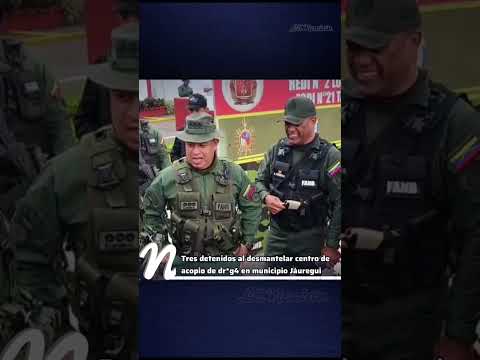 Tres detenidos al desmantelar centro de acopio de dr*g4 en municipio Jáuregui #tachira #reporte