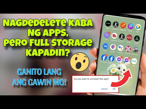 PAANO ANG TAMANG PAG DELETE O PAG UNINSTALL NG APP SA CELLPHONE || DO THIS!