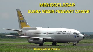 Download lagu SANGAT BISING!!! Menggelegar Suara Mesin Pesawat Camar Saat Landing & Take Off di Bandara Solo mp3