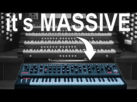 I played a PIPE ORGAN through an ANALOG SYNTH and it was awesome