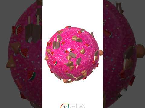 Watermelon 🍉 Chocolate smoothie Slime/Mobile game slime/Slime/satisfying/relax#slimeslime #slimeasmr