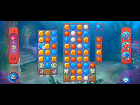 Fishdom Atlantis Cup Stage 14 (v2) (with Double Lightning Boosters) @choraelmin