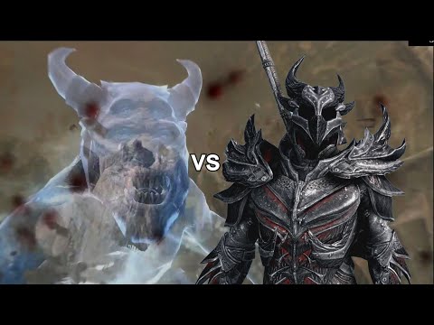Level 300 Daedric Lord vs Karstaag - Skyrim (PS5)