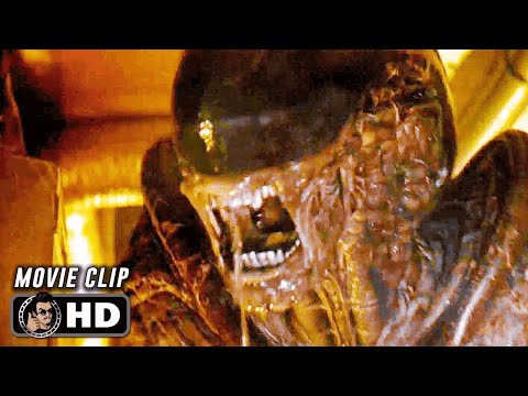Xenomorph Corridor Chase Scene | ALIEN 3 (1992) Sci-Fi, Movie CLIP HD