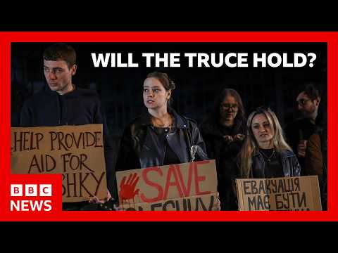 A truce has begun in this Ukranian city. Some fear it won't hold | BBC News