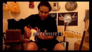 Video thumbnail for Tino Gonzales joue sur une guitare St Blues Bluesmaster II by Blues Guitars France Boutique