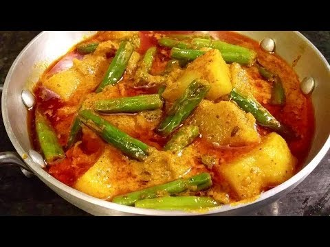 Beans Aloo Dhaba Style/ No Onion No Garlic/ Beans Potato Curry (Aparna’s MAGIC episode 234)