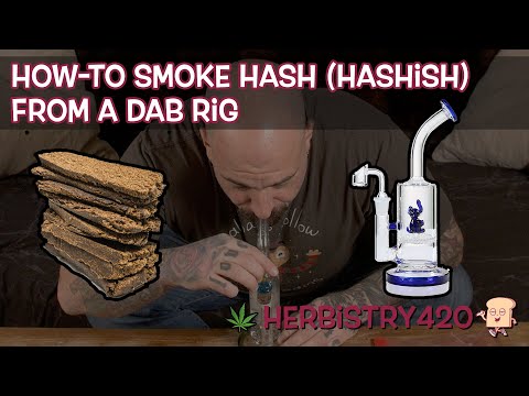 How to Smoke Hash From a Dab Rig: 4-Step Method