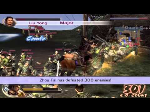 Dynasty Warriors 5 - Musou Mode - Zhou Tai - Stage 1