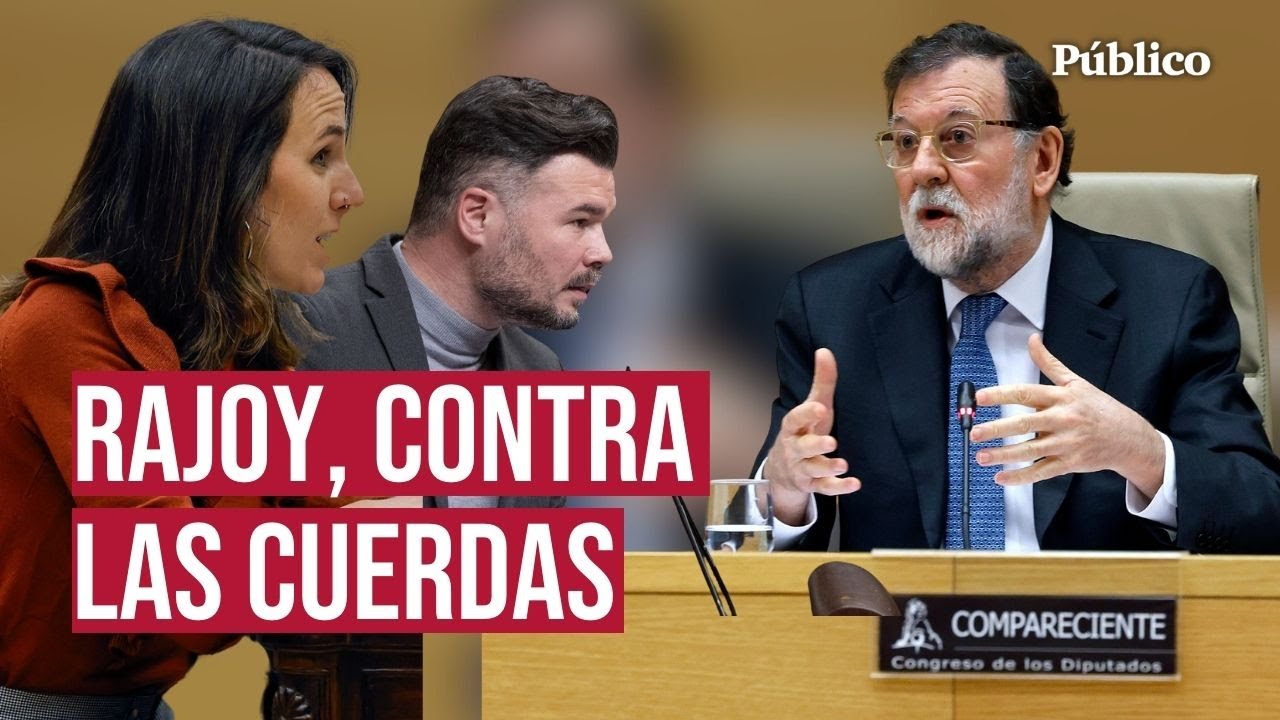 Rufián y Belarra desafían a Rajoy por la Operación Catalunya: "Le ruego que no mienta"