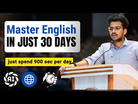 How to Speak English Fluently and Confidently in just 30 Days ? A Complete Roadmap