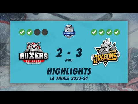 Boxers de Bordeaux 2-3 (prl) Dragons de Rouen - Highlights - Synerglace Ligue Magnus 2023/24