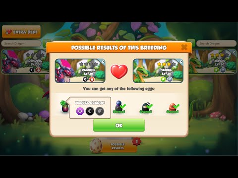 How to breed a Medusa Dragon? - Dragon Mania Legends