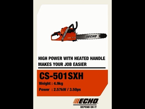 See the ECHO CS-501SXH chainsaw and the features that make it so dependable.