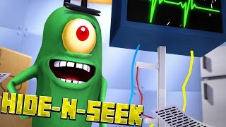 PLANKTON'S EVIL PLAN! Minecraft Spongebob HIDE N SEEK