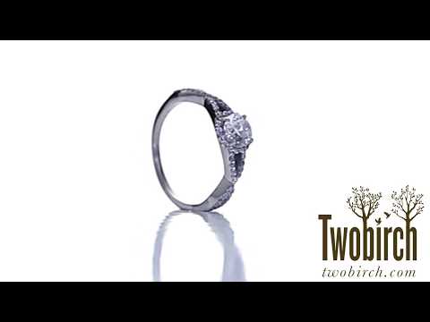 Halo Infinity Engagement Ring - TwoBirch