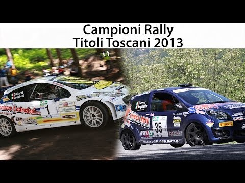 I campioni dei titoli Rally Toscani 2013