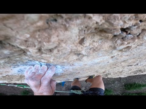 Rock Climbing - Tangerine Fat Explosion 5.12c - Tensleep Canyon, Wyoming