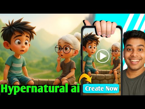How to make videos with Hypernatural AI || hypernatural AI tutorial in Hindi || hypernatural AI