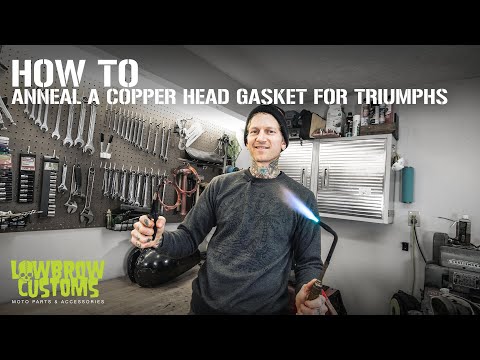 How to Anneal a Copper Head Gasket for Triumph Motorcycles