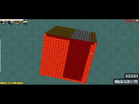 20x20x20 Rubik's cube solve