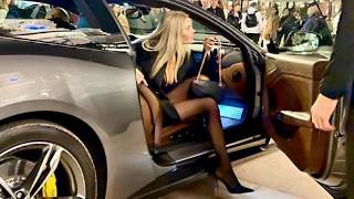 MONACO LADIES BEST SUPERCAR ARRIVALS & BILLIONAIRE LUXURY NIGHTLIFE