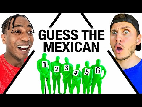 5 Fake Mexican People vs 1 Secret Mexican Person