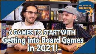 Getting into Board Games in 2021 | Our 3 GAMES EACH to START your Collection with!