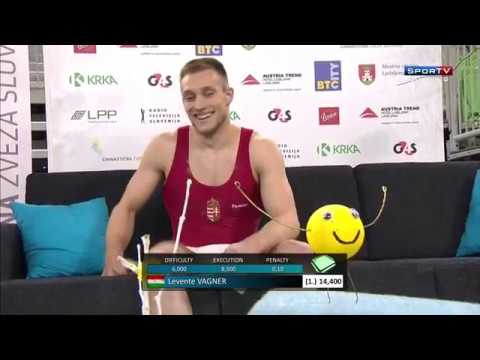 Levente Vagner HUN FX EF @  Ljubljana 2016