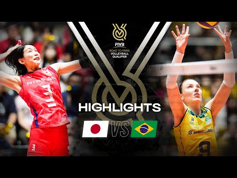 🇯🇵 JPN vs. 🇧🇷 BRA - Highlights | Women's OQT 2023