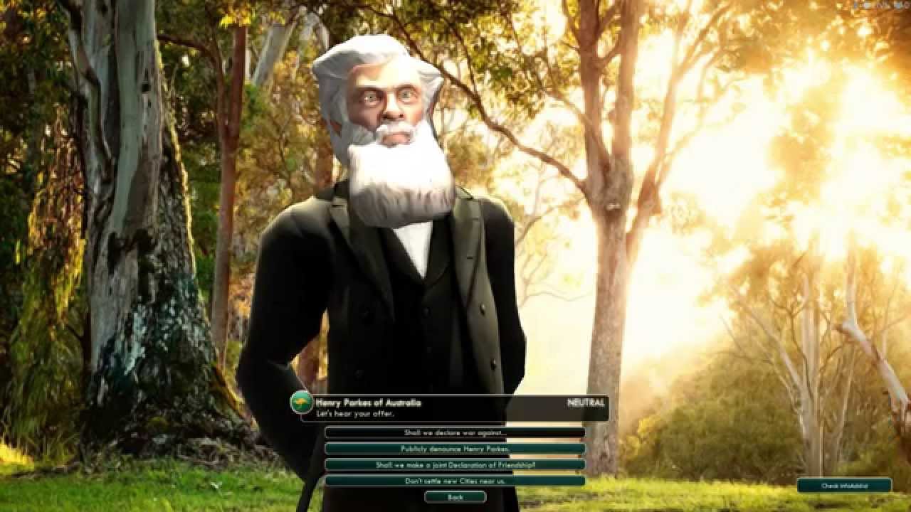 Civilisation V’s Aussie Mod Now Has A Fully-Realised Henry Parkes, And It’s Awesome