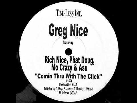 Greg Nice Feat. Rich Nice, Phat Doug, Mo Crazy, Asu – Comin Thru With The Click #OLDSCHOOLHIPHOP