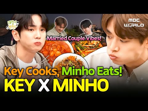 [Sub] SHINee Key x Minho's Couple Chemistry: Korean Meal Cooking & Mukbang! #KEY #MINHO #SHINEE