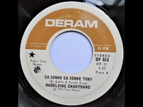 Madeleine Chartrand   Ça Sonne Ça Sonne Tony / Revoir Ma Maison