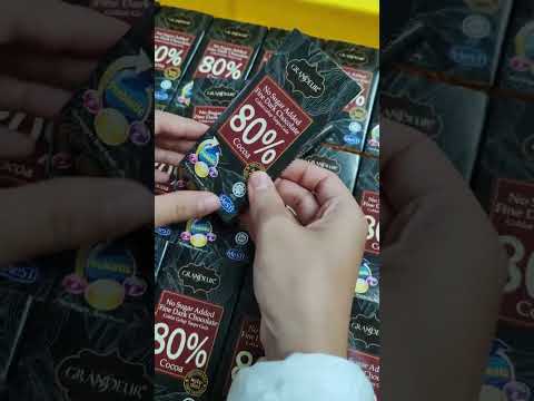 Grandeur 80% Cocoa No Added Sugar Fine Dark Chocolate Bar #1