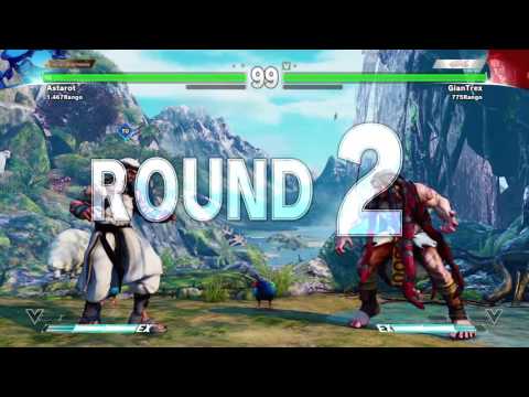 STREET FIGHTER V BETA2 Rashi (Astarot) vs Necalli (GianTrex)