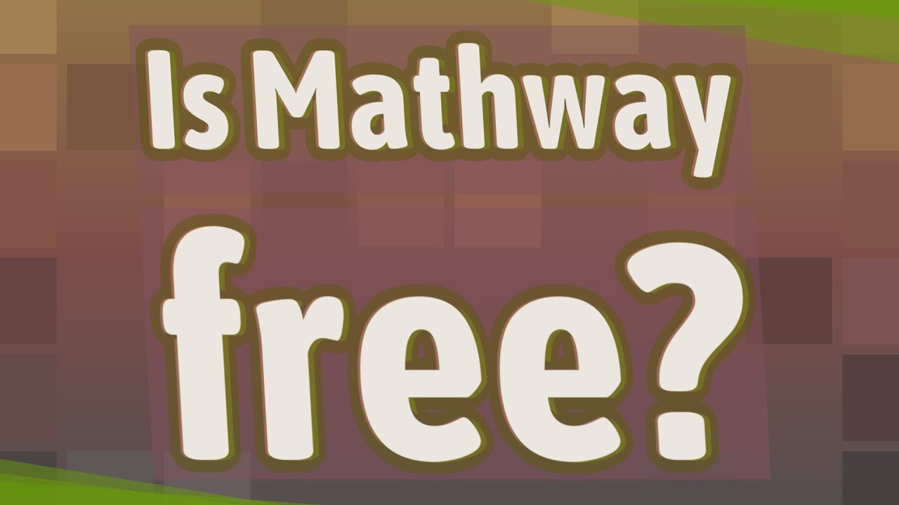 Is Mathway free?
