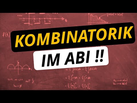 MATHE ABI 2024: Alles was du über KOMBINATORIK wissen musst! | Stochastik im Mathe Abitur