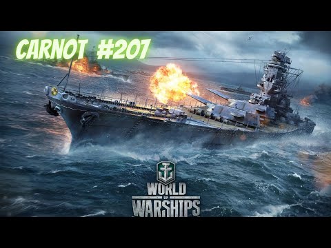 World of Warships ranked Carnot 4K Gameplay German/Deutsch #207